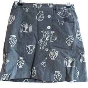 Paloma Wool Gray Mini Skirt